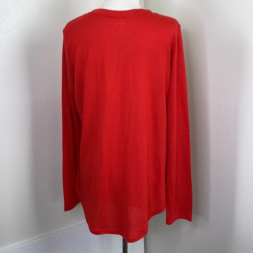 Holiday Time Red Long Sleeve Sweater size L